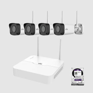 KTKIT WIFI UNIVIEW KIT/NVR301-04LS3-W/4*IPC2122LB-AF28WK-G / CÁMARAS CON MICRÓFONO EMBEBIDO