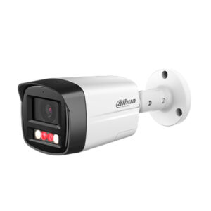 DAHUA IPC-HFW2549TL-S-PV -Cámara Bullet d 5 Megapixeles con Iluminador Dual y Disuasión Activa/ Sirena y Estrobo/ Lente de 2.8 mm/ 111 Grados de Apertura/ WizSense/ 30 Metros de IR y Luz Visible/ WDR Real/POE/Audio Bidireccional/Ranura Micro SDIP