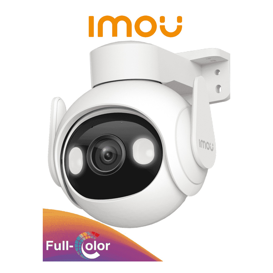 IMOU Cruiser 2 2k (IPC-GS7EN-3M0WE) - Cámara IP PT WiFi de 3MP, Full Color, con IMOU SENSE, audio bidireccional, sirena de 110dB, seguimiento inteligente, detección avanzada, IP66 y ranura MicroSD